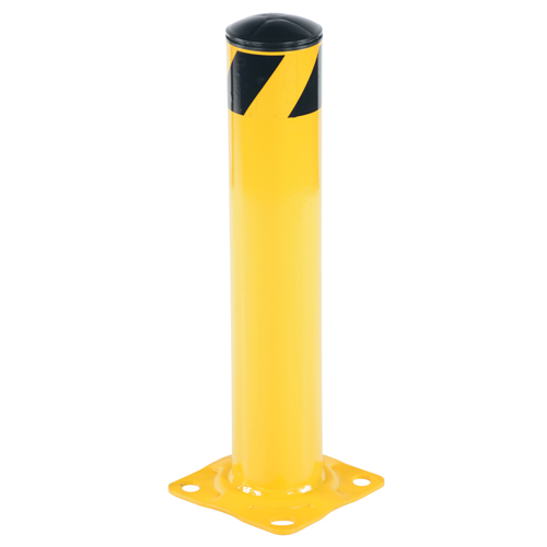 Safety Bollard, Steel, 24" H x 4.5" W, Yellow OCP Construction Supplies