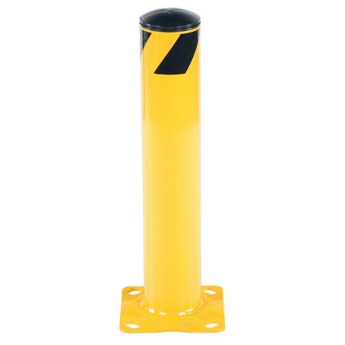 Safety Bollard, Steel, 24" H x 4.5" W, Yellow OCP Construction Supplies