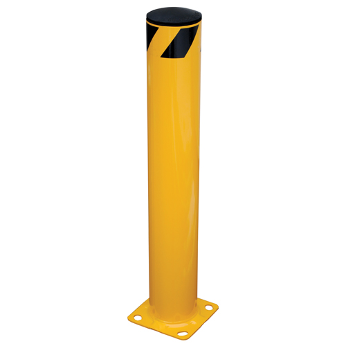 Safety Bollard, Steel, 36" H x 5.5" W, Yellow OCP Construction Supplies