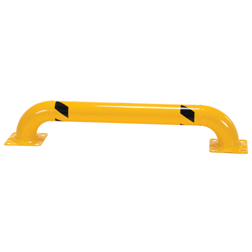 Low Profile Rack Guards, 4' W x 0.75' H, Yellow OCP Construction Supplies