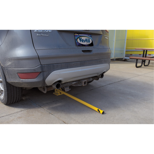 Fold-Down Bollards, Steel, 42" H x 1-3/4" W, Yellow OCP Construction Supplies