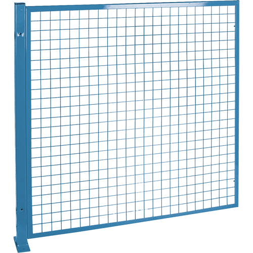 Perimeter Guards - Mesh Style, 4' H x 4' W, Blue OCP Construction Supplies