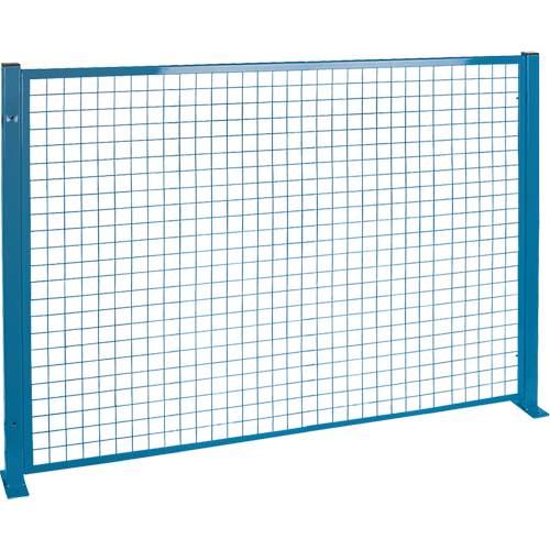 Protecteurs de p&eacute;rim&egrave;tre - Style treillis m&eacute;tallique, 4' h x 8' la, Bleu OCP Construction Supplies