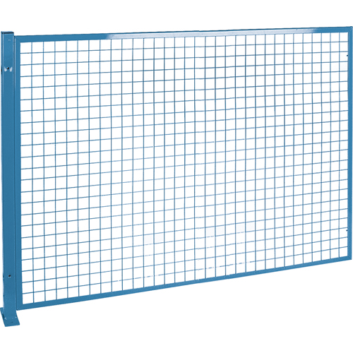 Protecteurs de p&eacute;rim&egrave;tre - Style treillis m&eacute;tallique, 4' h x 8' la, Bleu OCP Construction Supplies