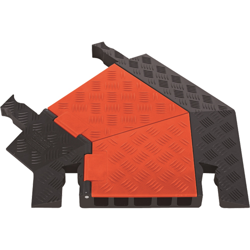 Protecteur de c&acirc;ble pour usage g&eacute;n&eacute;ral &agrave; 5 canaux Guard Dog, virage &agrave; gauche OCP Construction Supplies
