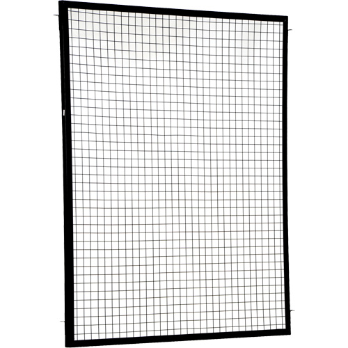 Adjustable Perimeter Guard Panel, 6' H x 5' W, Black OCP Construction Supplies