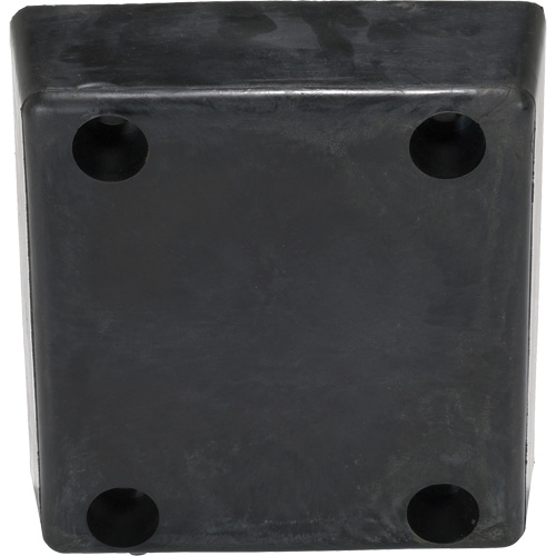 Molded Dock Bumper, Reinforced Rubber, 12" W x 4" D x 13" H OCP Construction Supplies