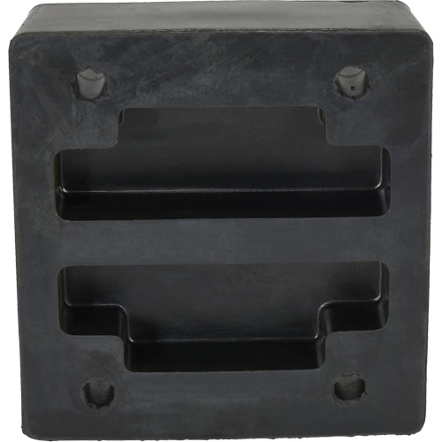 Molded Dock Bumper, Reinforced Rubber, 12" W x 4" D x 13" H OCP Construction Supplies