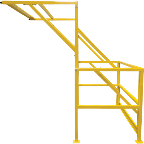 Barri&egrave;re de s&eacute;curit&eacute; pour mezzanine, 70" lo x 77" ha, 78" &eacute;lev&eacute;e, Jaune OCP Construction Supplies