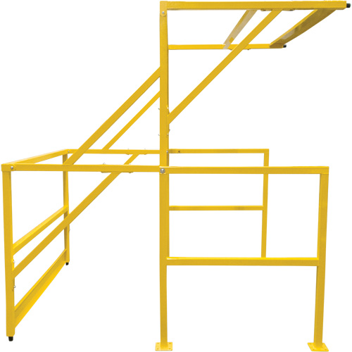 Barri&egrave;re de s&eacute;curit&eacute; pour mezzanine, 70" lo x 77" ha, 78" &eacute;lev&eacute;e, Jaune OCP Construction Supplies