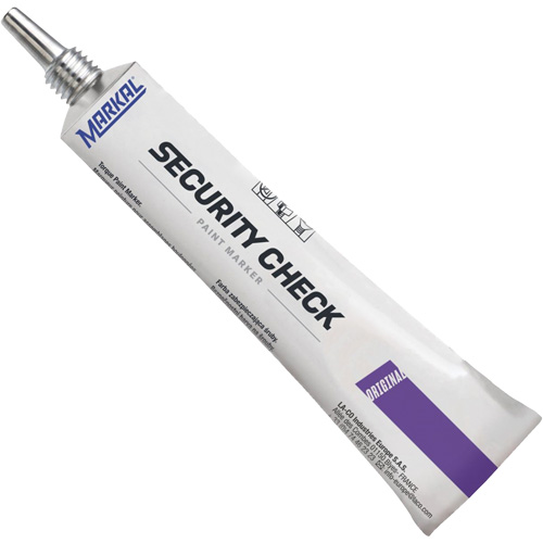 Security Check Paint Marker, 1.7 oz., Tube, Purple OCP Construction Supplies