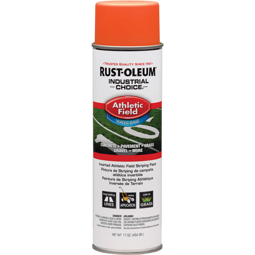 Peinture de lignage pour terrains de sport AF1600, Orange, Canette a&eacute;rosol OCP Construction Supplies