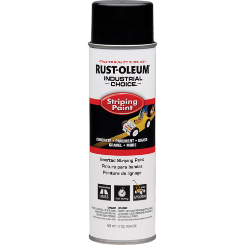 S1600 System Inverted Striping Paint, Black, Aerosol Can OCP Construction Supplies