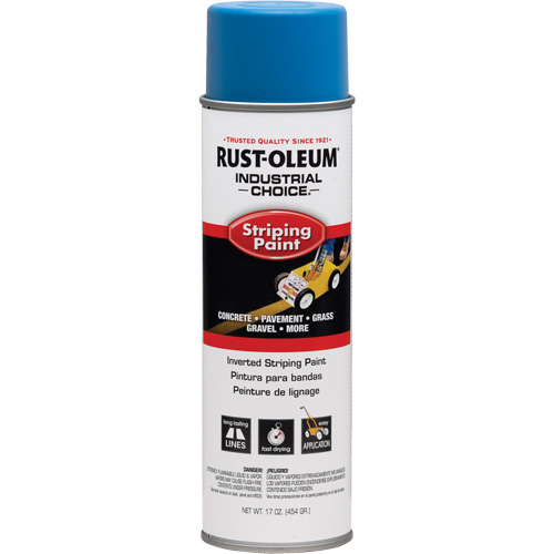 S1600 System Inverted Striping Paint, Blue, Aerosol Can OCP Construction Supplies