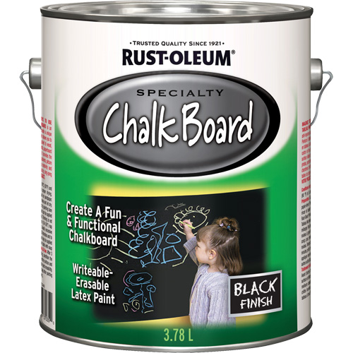 Peinture sp&eacute;cialis&eacute;e pour tableau noir, 3,78 L, Gallon, Noir OCP Construction Supplies