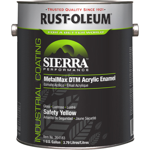 &eacute;mail acrylique DTM Sierra Performance MetalMax Plus, Gallon, Jaune OCP Construction Supplies