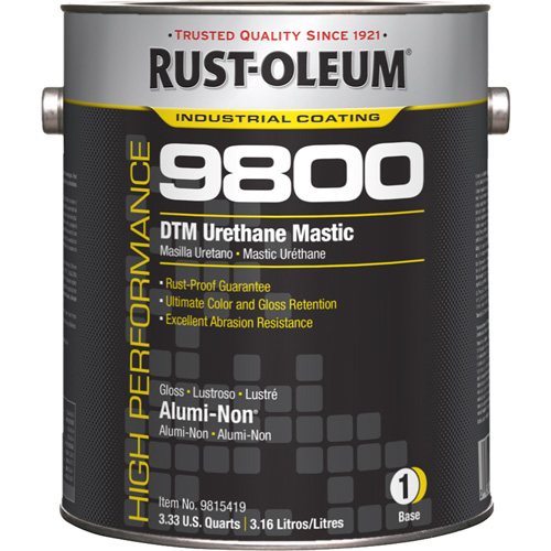 9800 System DTM Urethane Mastic, 1 gal., Alumi-Non, Gloss OCP Construction Supplies