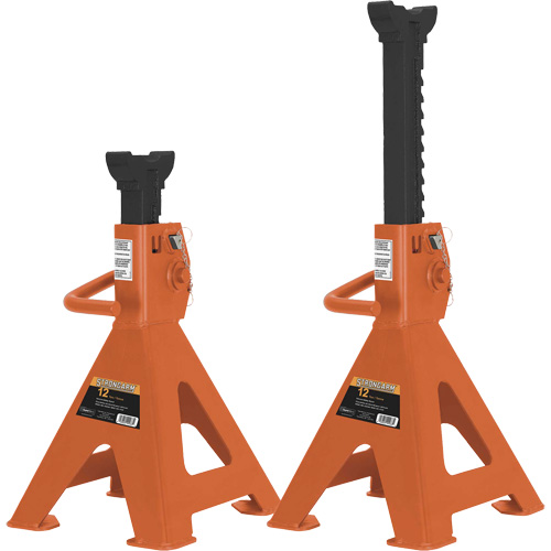 872B B&eacute;quilles de cric, Poign&eacute;e/rochet verrouillable, Capacit&eacute; de 12 tonne(s), 19-1/4" - 28-1/3" h OCP Construction Supplies