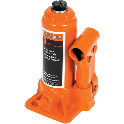 302A Bottle Jack, 2 tons, Manual Hydraulic, 12-1/2" Raised Height OCP Construction Supplies