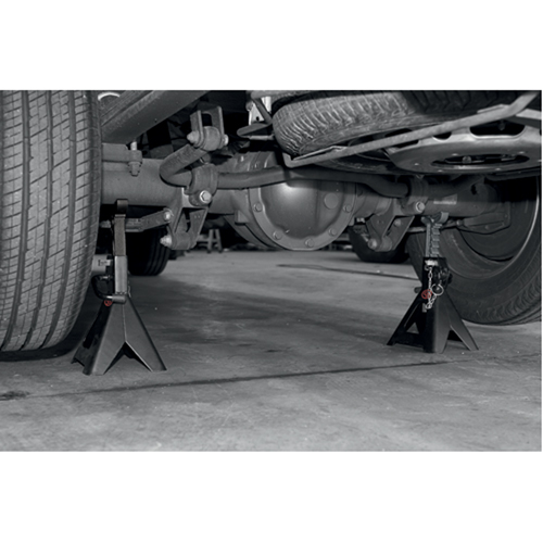 Jack Stands, Locking Pin, 3 tons Capacity, 11-4/5" - 17-9/10" H OCP Construction Supplies