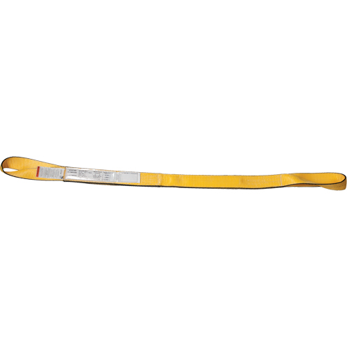 Nylon Slings, Single Ply, Twisted Eye, Type 4, 1" W x 3' L, 1600 lbs. Vertical Load Limit OCP Construction Supplies