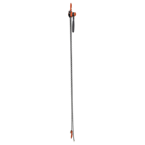 Mini palan &agrave; levier, Lev&eacute;e 10', Cabacit&eacute; 1000 lb (0,5 tonne), Chaîne en Acier OCP Construction Supplies