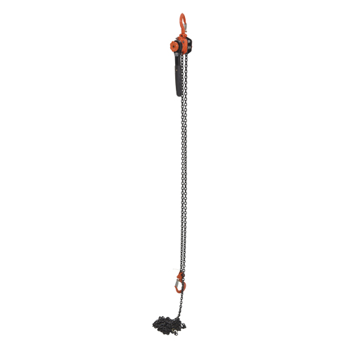 Mini palan &agrave; levier, Lev&eacute;e 15', Cabacit&eacute; 1000 lb (0,5 tonne), Chaîne en Acier OCP Construction Supplies