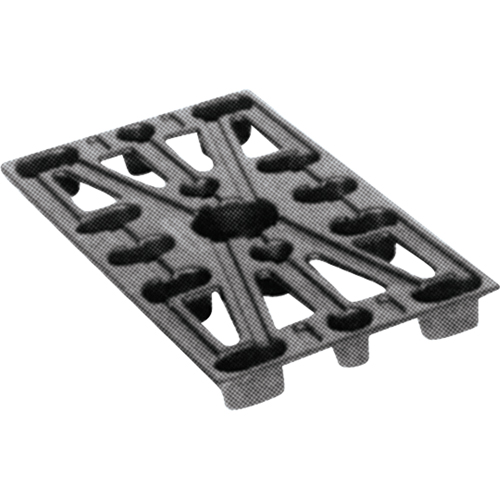 Palettes en plastique, Acc&egrave;s de Quatre c&ocirc;t&eacute;s, 24" lo x 12" la x 1-1/2" h OCP Construction Supplies