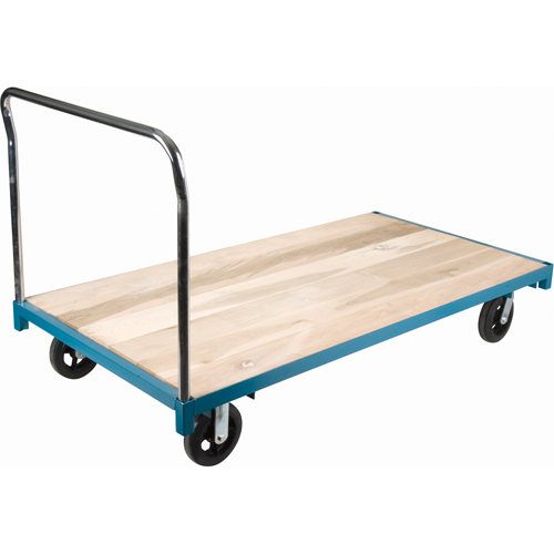 Chariot &agrave; plateforme robuste, 72" lo x 36" la x Capacit&eacute; 2000 lb, Roues en Caoutchouc OCP Construction Supplies