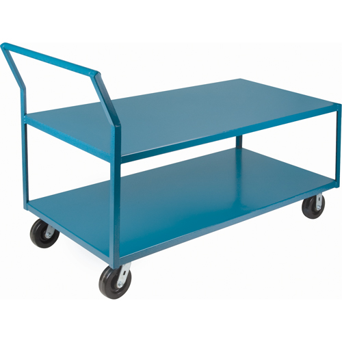 Chariots surbaiss&eacute;s robustes, 2 niveaux, 30" la x 60" p x 41" h, 2400 lb Cap OCP Construction Supplies