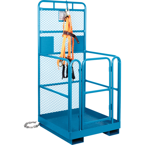 Nacelle &eacute;l&eacute;vatrice pour travail en hauteur, 36" x 36" x 72" h, Capacit&eacute; de 1000 lb, Acier OCP Construction Supplies