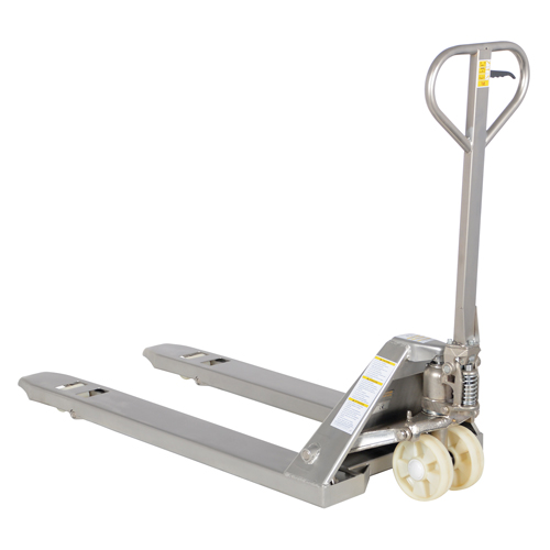 Transpalette, Acier inoxydable, 48" lo x 27" la, Capacit&eacute; 5500 lb OCP Construction Supplies