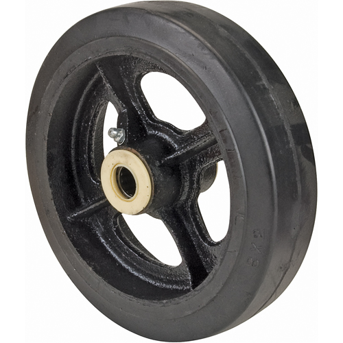 Roues en caoutchouc, 8" (203 mm) dia. x 2" (51 mm) la, Capacit&eacute; de 600 lb (272 kg) OCP Construction Supplies