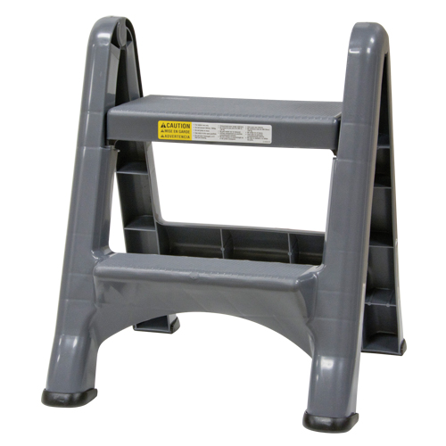 Folding Step Stool, 2 Steps, 19-1/2" x 20-1/2" x 22-3/4" High OCP Construction Supplies