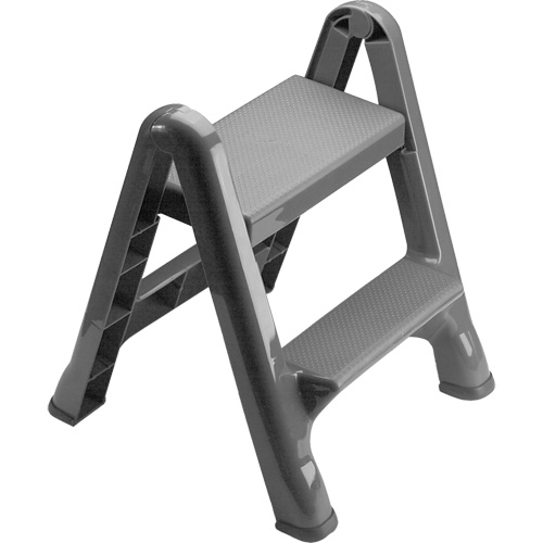 Folding Step Stool, 2 Steps, 19-1/2" x 20-1/2" x 22-3/4" High OCP Construction Supplies