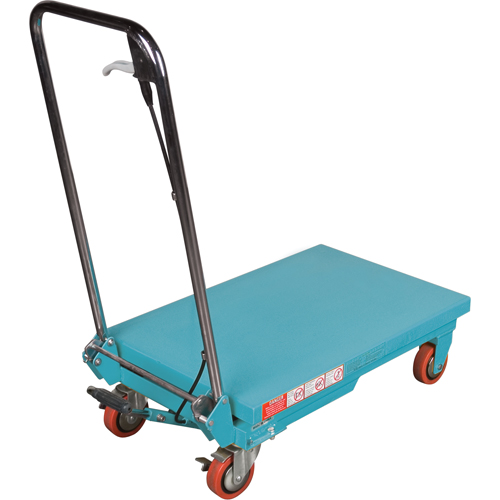 Heavy-Duty Hydraulic Scissor Lift Table, 27-1/2" L x 17-3/4" W, Steel, 330 lbs. Capacity OCP Construction Supplies