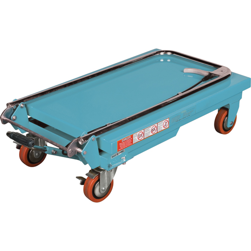 Heavy-Duty Hydraulic Scissor Lift Table, 27-1/2" L x 17-3/4" W, Steel, 330 lbs. Capacity OCP Construction Supplies