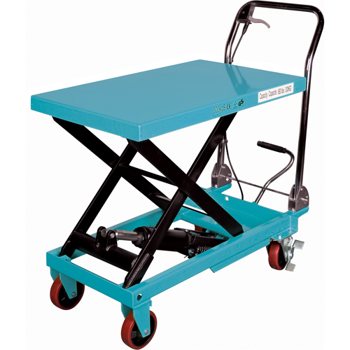 Heavy-Duty Hydraulic Scissor Lift Table, 32" L x 19-3/4" W, Steel, 660 lbs. Capacity OCP Construction Supplies