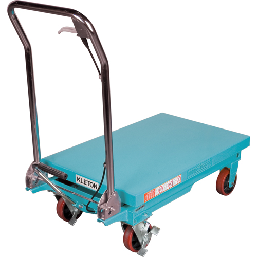 Heavy-Duty Hydraulic Scissor Lift Table, 32" L x 19-3/4" W, Steel, 660 lbs. Capacity OCP Construction Supplies