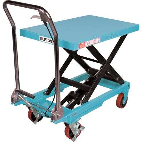 Heavy-Duty Hydraulic Scissor Lift Table, 32" L x 19-3/4" W, Steel, 660 lbs. Capacity OCP Construction Supplies