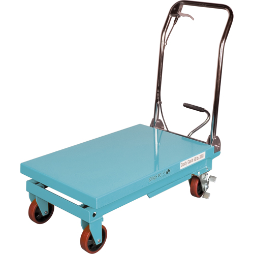 Heavy-Duty Hydraulic Scissor Lift Table, 32" L x 19-3/4" W, Steel, 660 lbs. Capacity OCP Construction Supplies