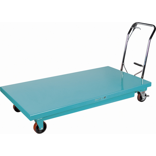 Heavy-Duty Hydraulic Scissor Lift Table, 63" L x 31-7/8" W, Steel, 1100 lbs. Capacity OCP Construction Supplies