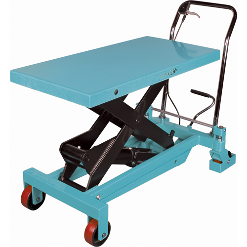 Heavy-Duty Hydraulic Scissor Lift Table, 40" L x 20-1/8" W, Steel, 2200 lbs. Capacity OCP Construction Supplies