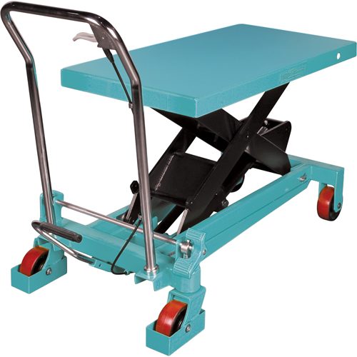 Heavy-Duty Hydraulic Scissor Lift Table, 40" L x 20-1/8" W, Steel, 2200 lbs. Capacity OCP Construction Supplies
