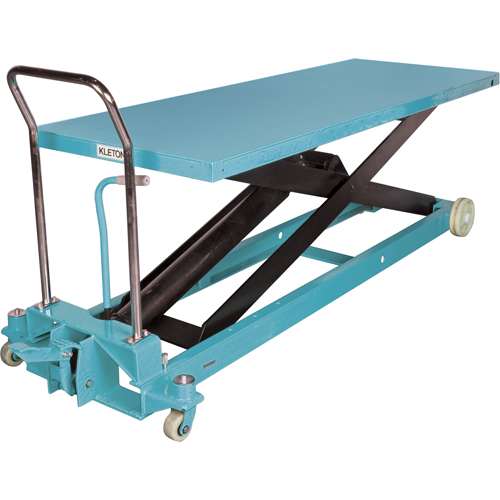 Table &eacute;l&eacute;vatrice robuste &agrave; ciseaux hydraulique, 80-1/8" lo x 29-1/2" la, Acier, Capacit&eacute; 2200 lb OCP Construction Supplies