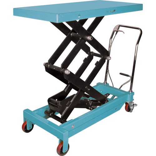 Table &eacute;l&eacute;vatrice robuste &agrave; ciseaux hydraulique, 48" lo x 24" la, Acier, Capacit&eacute; 1545 lb OCP Construction Supplies