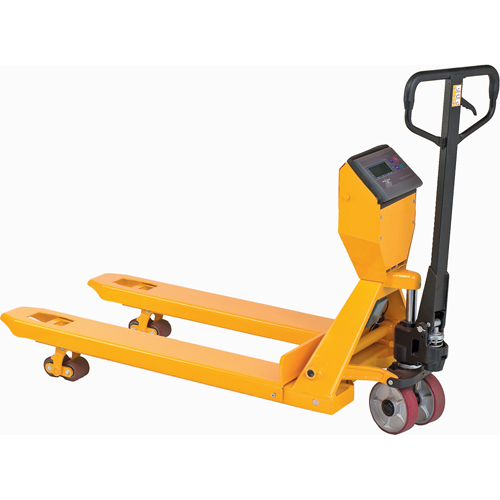 Digital Scale Pallet Truck, 27.5" L x 27.5" W, 5000 lbs. Cap. OCP Construction Supplies