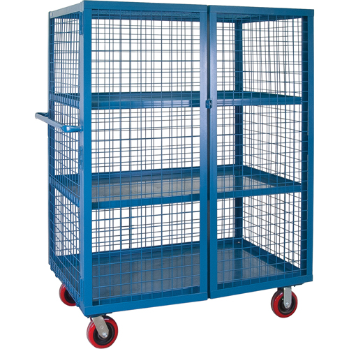 Wire Mesh Truck, 3 Tiers, 75" L x 32" W x 62.5" H, 2400 lbs. Cap. OCP Construction Supplies