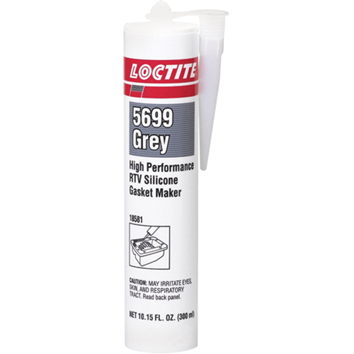 Compos&eacute; &agrave; joints de silicone RTV haute performance 5699, Cartouche, Gris OCP Construction Supplies