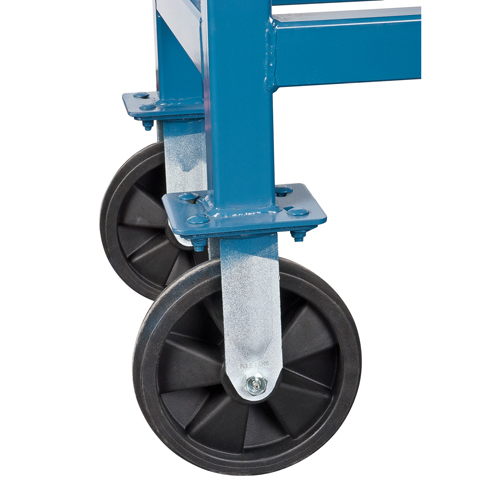 Chariots &agrave; plateforme sur&eacute;lev&eacute;e, 48" lo x 24" la x Capacit&eacute; 1800 lb, Roues en Caoutchouc OCP Construction Supplies